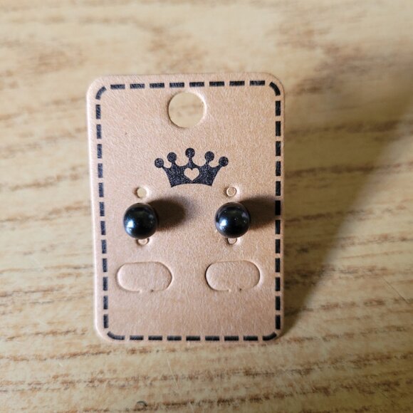 Set of 5 Akoya Pearl Stud Earrings - Picture 4 of 6